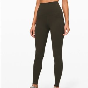 Lululemon Super High Rise Align Leggings in Olive